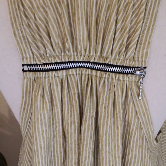 Comfy USA Striped Assymetrical Shift. Coastal. Beachy - Picture 8 of 9